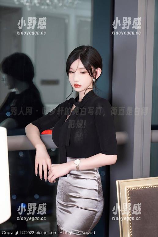 秀人网 - 叶梦轩的纯白写真，简直是白得犯规！
